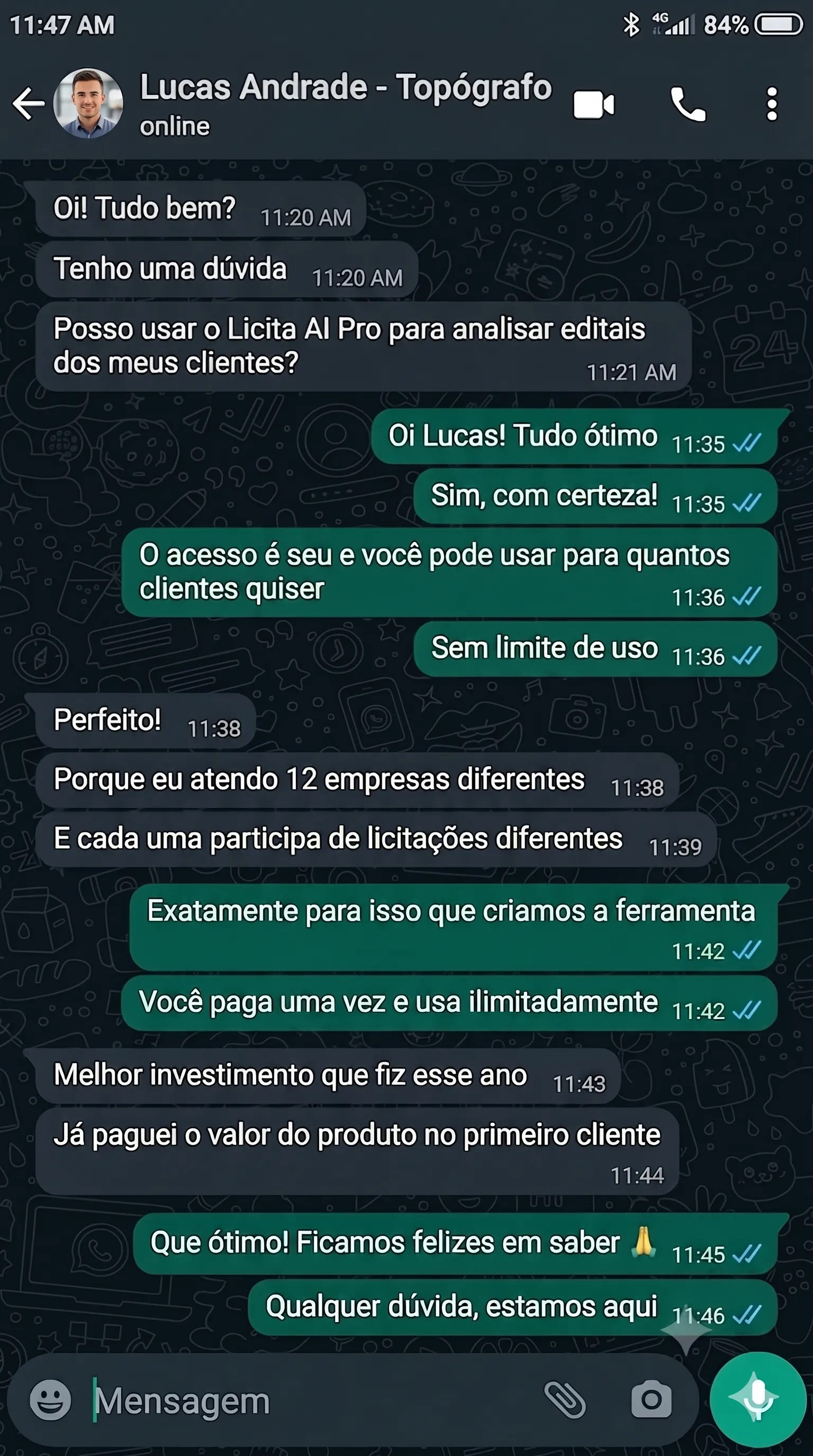 Depoimento Cliente 10
