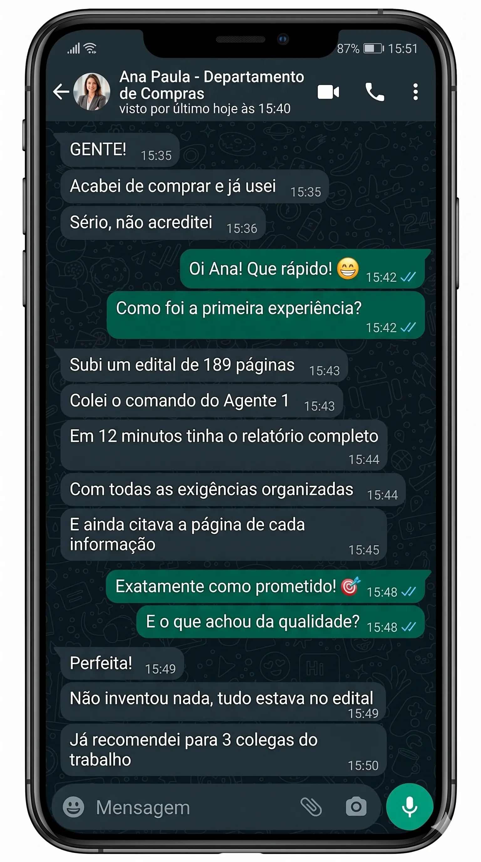 Depoimento Cliente 9