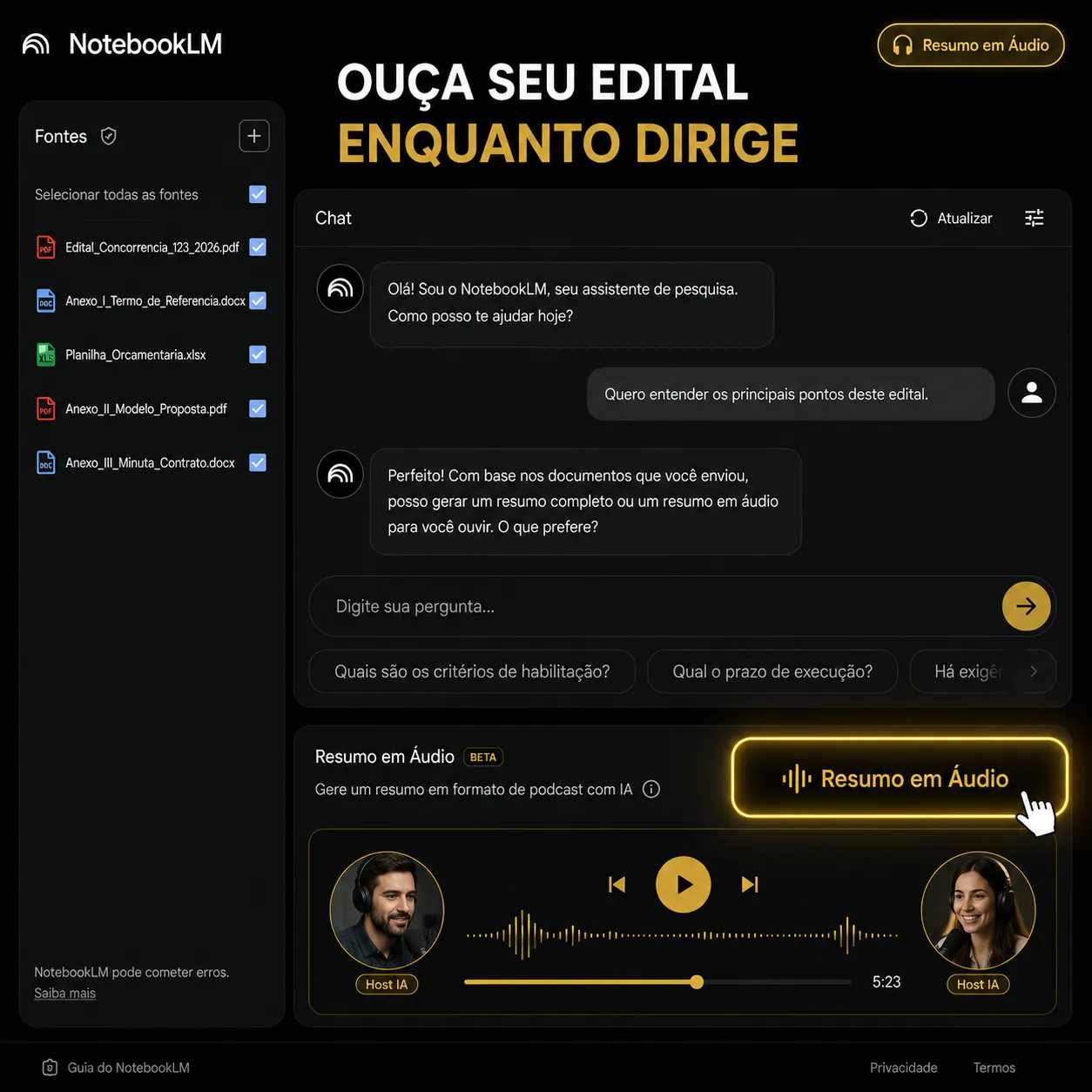 Hack do Áudio